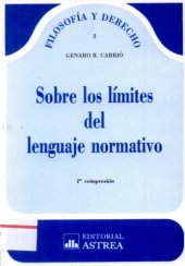 book Sobre los límites del lenguaje normativo