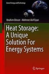 book Heat Storage: A Unique Solution For Energy Systems