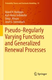 book Pseudo-Regularly Varying Functions and Generalized Renewal Processes