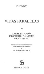 book Vidas paralelas IV: Aristides - Catón - Filopemén - Flaminino - Pirro - Mario