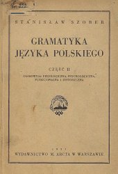 book Gramatyka języka polskiego. Część II