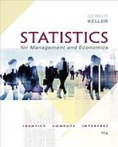 book Statistics for management and economics