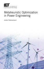 book Metaheuristic Optimization in Power Engineering