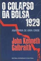book O colapso da bolsa,1929