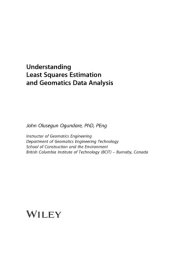 book Understanding Least Squares Estimation and Geomatics Data Analysis