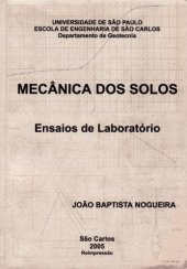 book Mecânica dos Solos - Ensaios de Laboratório