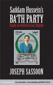 book Saddam Hussein’s Ba’th Party: Inside an Authoritarian Regime