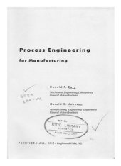 book Process Engineering: For Manufacturing