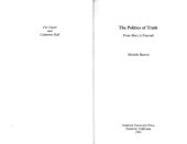 book The politics of truth: From marx to Foucault