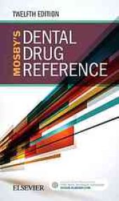 book Mosby’s dental drug reference