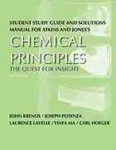 book Chemical principles, fifth edition study guide and solutions manual