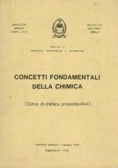 book Concetti fondamentali della chimica (Corso di chimica propedeutica)