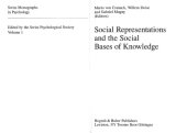 book Social representations and the social bases of knowledge