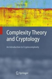 book Complexity Theory and Cryptology