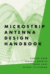 book Microstrip Antenna Design Handbook (Artech House Antennas and Propagation Library)