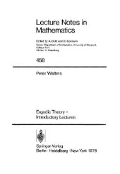 book Ergodic theory: Introductory lectures