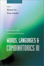 book Words, Languages & Combinatorics III