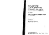 book Applied and Computational Complex Analysis - Vol 1: Power Series, Integration, Conformal Mapping, Location of Zeros