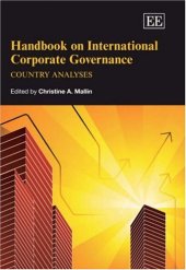 book Handbook on International Corporate Governance