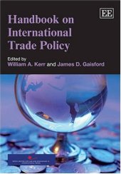 book Handbook on International Trade Policy (Elgar Original Reference)