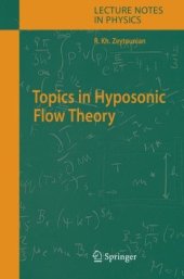 book Topics in hyposonic flow theory