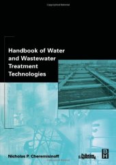 book Handbook of Water and Wastewater Treatment Technologies