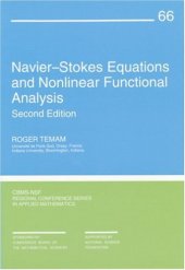 book Navier-Stokes Equations and Nonlinear Functional Analysis (CBMS-NSF Regional Conference Series in Applied Mathematics)