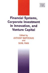 book Financial Systems, Corporate Investment in Innovation, and Venture Capital