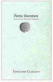 book Poetic intention