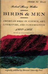 book Birds and Men : American Birds in Science, Art, Literature and Conservation, 1800–1900