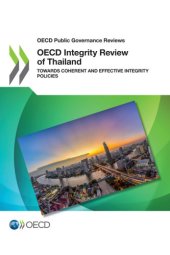 book OECD integrity review of Thailand towards coherent and effective integrity policies