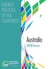 book Energy Policies of IEA Countries: Australia 2018