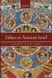 book Ethics in ancient Israel