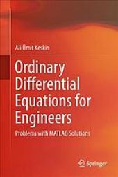 book Ordinary differential equations for engineers : problems with MATLAB solutions