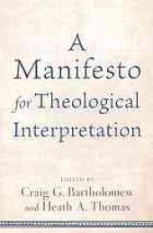 book A Manifesto for Theological Interpretation