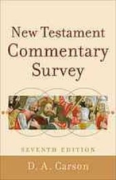 book New Testament commentary survey