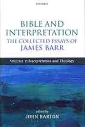 book Interpretation and theology