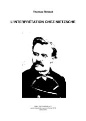 book L’interprétation chez Nietzsche