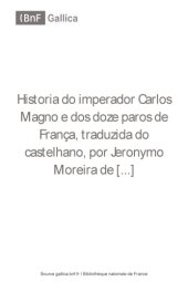 book História do Imperador Carlos Magno e dos Doze Pares de França