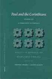 book Paul and the Corinthians : studies on a community in conflict : essays in honour of Margaret Thrall