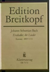 book Erschallet, ihr Lieder. Kantate. BWV 172