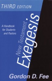 book New Testament Exegesis.