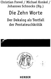 book Die Zehn Worte : der Dekalog als Testfall der Pentateuchkritik