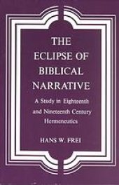 book The eclipse of Biblical narrative.