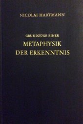 book Grundzüge einer Metaphysik der Erkenntnis