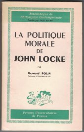 book LA POLITIQUE MORALE DE LOHN LOCKE.