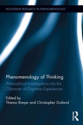 book Phenomenology of Thinking