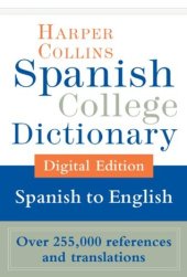 book HarperCollins Spanish-English College Dictionary (Harper Collins Spanish College Dictionary)