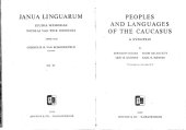 book Peoples  and Languages of the Caucasus.  A Synopsis.