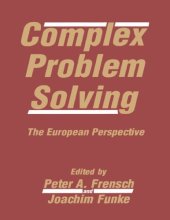 book Complex problem solving: The European perspective